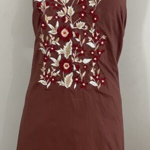 1 PC EMBROIDERED UNSTITCHED LAWN SHIRT